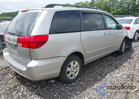 2004 Toyota Sienna Le z USA, uszkodzony, nr VIN 5TDBA23CX4S002591